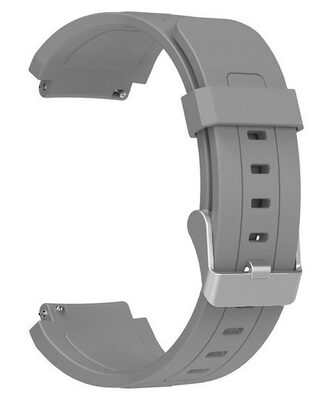 Λουράκι σιλικόνης BAND-011-GR, 20mm, γκρι