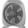 BRUNO ανεμιστήρας Box Fan BRN-0184, επιτραπέζιος/δαπέδου, 38W 32cm, γκρι