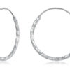 BAMOER σκουλαρίκια κρίκοι BSE1178-L, ασήμι 925, 2.6cm, ασημί