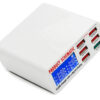 USB φορτιστής 6 θέσεων με LCD monitor BST-U3, 5V 8A, 40W