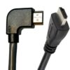 POWERTECH καλώδιο HDMI CAB-H017, γωνιακό, 90° left, 1.5m, μαύρο