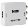 POWERTECH HD Video Converter CAB-H082 από HDMI σε 3x RCA, Full HD