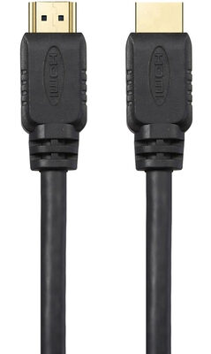 POWERTECH καλώδιο HDMI 2.0 CAB-H132 με Ethernet, 4K/30Ηz, 1.5m, μαύρο