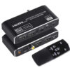 HDMI switch CAB-H150 με τηλεχειριστήριο, 4 σε 1, 4K/60Hz, μαύρο