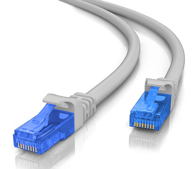 POWERTECH καλώδιο δικτύου CAB-N282 Cat 6 U/UTP, copper 24AWG, 0.5m, γκρι