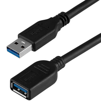 POWERTECH καλώδιο προέκτασης USB CAB-U123, 5Gbps, 1.5m, μαύρο