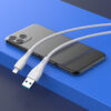 CELEBRAT καλώδιο Lightning σε USB CB-18I, 2.4A, 480Mbps, 1m, λευκό