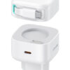 USAMS φορτιστής τοίχου US-CC202 με καλώδιο USB-C, USB-C, 35W GaN, λευκός