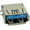 USB 3.0 Connector A TYPE (F, DIP), Silver