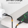 CABLETIME καλώδιο USB-C σε USB CT-AMCMG1, 3A, 5Gbps, 1m, μαύρο