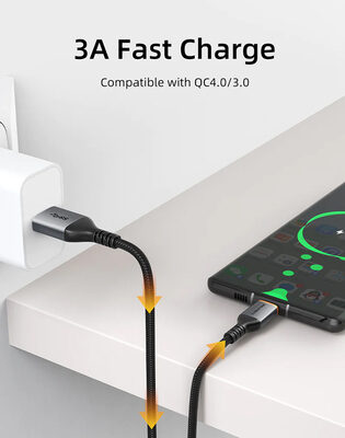 CABLETIME καλώδιο USB-C σε USB CT-AMCMG1, 3A, 5Gbps, 1m, μαύρο