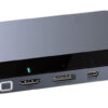 CABLETIME multi-port switch CT-PS41-GB1 σε HDMI, 4 σε 1, 4K/60Hz, γκρι