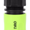 DELI ταχυσύνδεσμος για λάστιχο DL8793 με water stop, 1/2", πράσινος