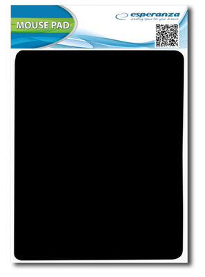 ESPERANZA mouse pad EA145K, 21.5x17.5x0.2cm, μαύρο