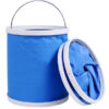 Πτυσσόμενος κουβάς FISH-0051, υφασμάτινος, 13L, Φ24x30cm, μπλε