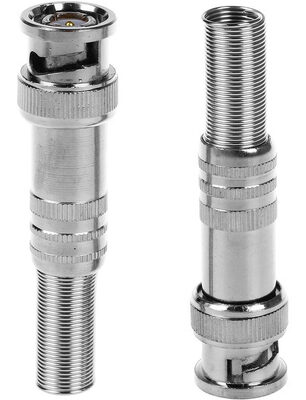 FOLKSAFE βύσμα BNC FS-RG59C-SL, 50Ω, 5τμχ