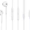 CELEBRAT earphones με μικρόφωνο G17, Lightning, Φ14mm, 1.2m, λευκά