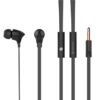 CELEBRAT earphones με μικρόφωνο G3, 3.5mm σύνδεση, Φ10mm, 1.2m, μαύρα