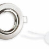 POWERTECH μεταλλικό πλαίσιο spot & ντουί GU10-003, χωνευτό, 81x31.5mm