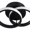 POWERTECH LED φωτιστικό οροφής HLL-0081, 20W, 4000K, 24.5x16.5cm, μαύρο