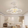 POWERTECH ανεμιστήρας οροφής HLL-0147 με LED φως, 120W, Φ65x45cm, λευκός