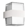 POWERTECH LED φωτιστικό τοίχου HLL-0158, 14W, 4000K, 1120lm, IP65, λευκό