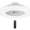 POWERTECH smart ανεμιστήρας οροφής HLL-0172 με LED φως, 36W, Φ55x20cm, λευκός