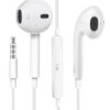 USAMS earphones με μικρόφωνο EP-22, 3.5mm σύνδεση, Φ14mm, 1.2m, λευκά