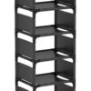 HOME USE υφασμάτινη παπουτσοθήκη HUH-0132, 7 θέσεων, 33x28x128cm, γκρι