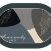 HOME USE πατάκι μπάνιου HUH-0213, αντιολισθητικό, 60x40cm, 3.5mm πάχος, πολύχρωμο