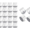 HOME USE προστατευτικές τάπες επίπλων HUH-0224, 25-30mm, διάφανες, 24τμχ