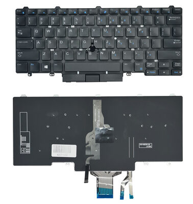 Πληκτρολόγιο για Dell Latitude 5490/5470/5480 KEY-109, backlight, μαύρο
