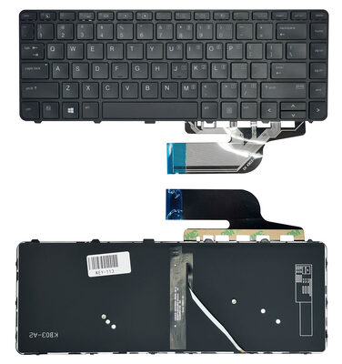 Πληκτρολόγιο για HP ProBook 640 G3/G2 KEY-113 με backlight, μαύρο