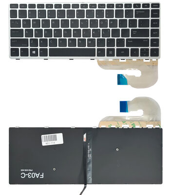 Πληκτρολόγιο για HP EliteBook 840 G5 KEY-114 με backlight, ασημί