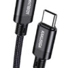 KAKUSIGA καλώδιο USB-C σε USB-C KSC-970, 60W, 480Mbps, 1m, μαύρο