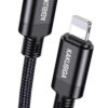 KAKUSIGA καλώδιο Lightning σε USB-C KSC-970, 27W, 480Mbps, 1m, μαύρο