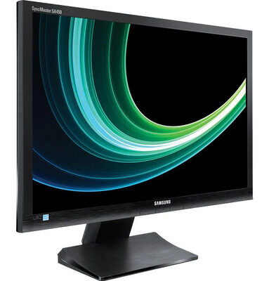 SAMSUNG used οθόνη S24A450BW LΕD, 24" 1920x1200px, VGA/DVI, Grade B