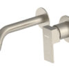 BRUNO μπαταρία νιπτήρα M61615-273, εντοιχισμού, αναμεικτική, ασημί