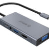 ORICO docking station MC-U501P, 5 θυρών, USB-C σύνδεση, 60W PD, 4K, γκρι