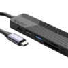 ORICO docking station MDK-6P, 6 θυρών, USB-C σύνδεση, 55W PD, 4K, μαύρο
