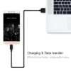USAMS καλώδιο USB σε Micro USB US-SJ098 U-Turn, 2.1A, 1m, μαύρο