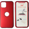 POWERTECH Θήκη Body 360° με Tempered Glass για iPhone 11 Pro, κόκκινη