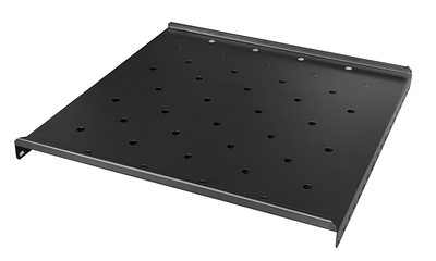 POWERTECH σταθερό ράφι 19" NETW-0005, για rack βάθους 800mm, μαύρο, 2τμχ