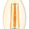 OPTONICA LED λάμπα Candle T35 Filament 1491, 4W, 2500K, E14, 400lm