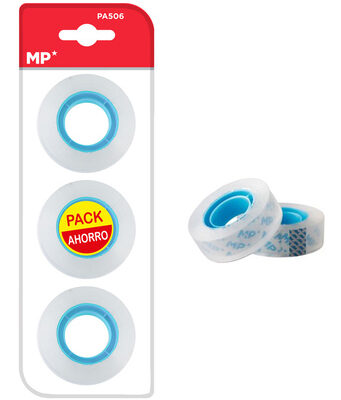 MP κολλητική ταινία Crystal PA506-03, 24mm, 33m, διάφανη, 3τμχ