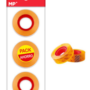 MP κολλητική ταινία Transparent PA507-03, 24mm, 33m, διάφανη, 3τμχ