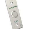 YLI ELECTRONIC χωνευτό μπουτόν PBK-814A, 35 x 90mm, 3Α, ασημί