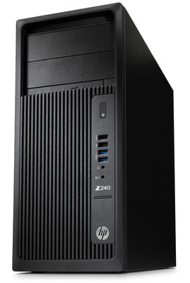 HP Workstation Z240, Refurbished Grade A Repainted, E3-1225 V5, 16GB, 250GB M.2, DVD, FreeDOS