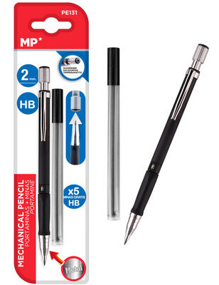 MP Mηχανικό μολύβι PE131, HB, 5x ανταλλακτικά, 2mm