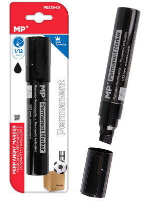 MP ανεξίτηλος μαρκαδόρος PE539-01, 1/12mm, μαύρος